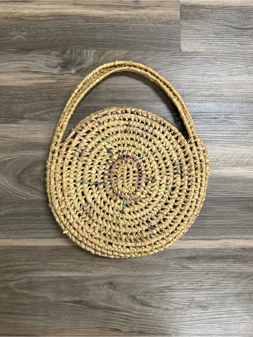 Vintage Round Rattan Handbag